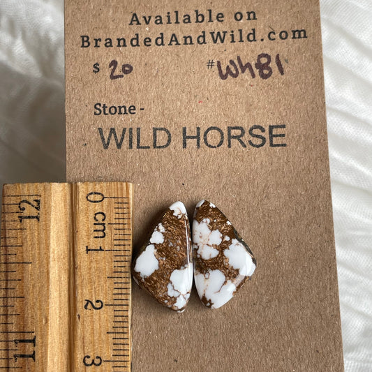 Wild Horse Cabochon - WH81 54297CE2-8392-474A-B5B4-A4873B12AE4F Brandedandwild.com