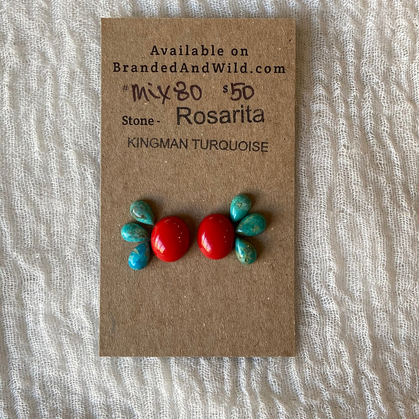 Rosarita / Kingman Cabochon - MIX80