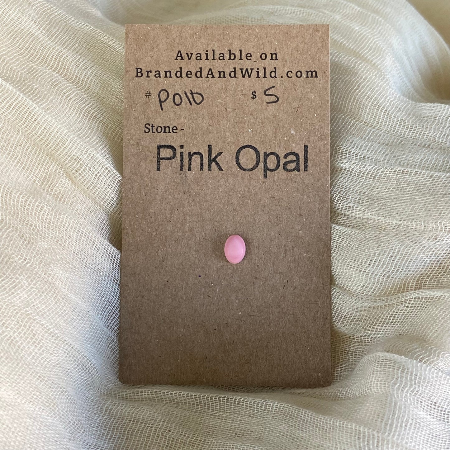 Pink Opal Cabochon - P010
