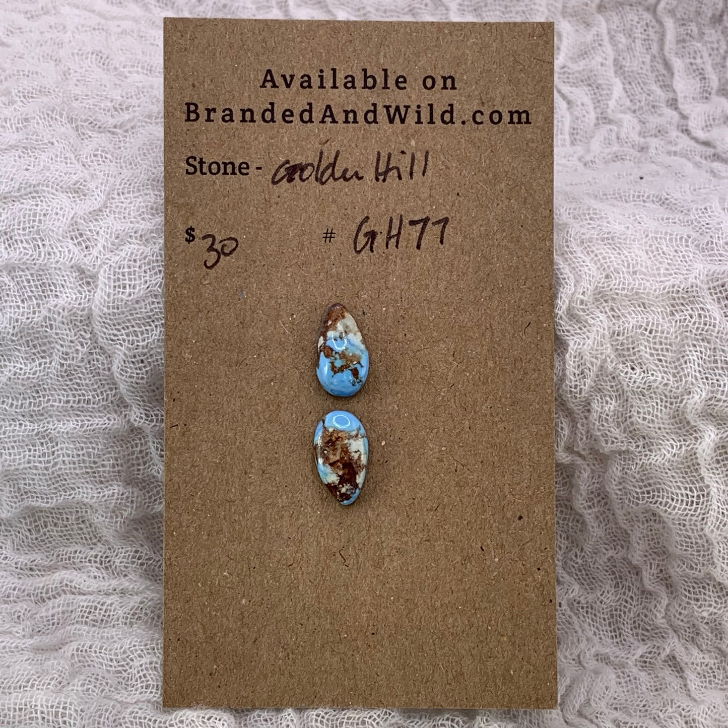 Golden Hill Turquoise Cabochon- GH77