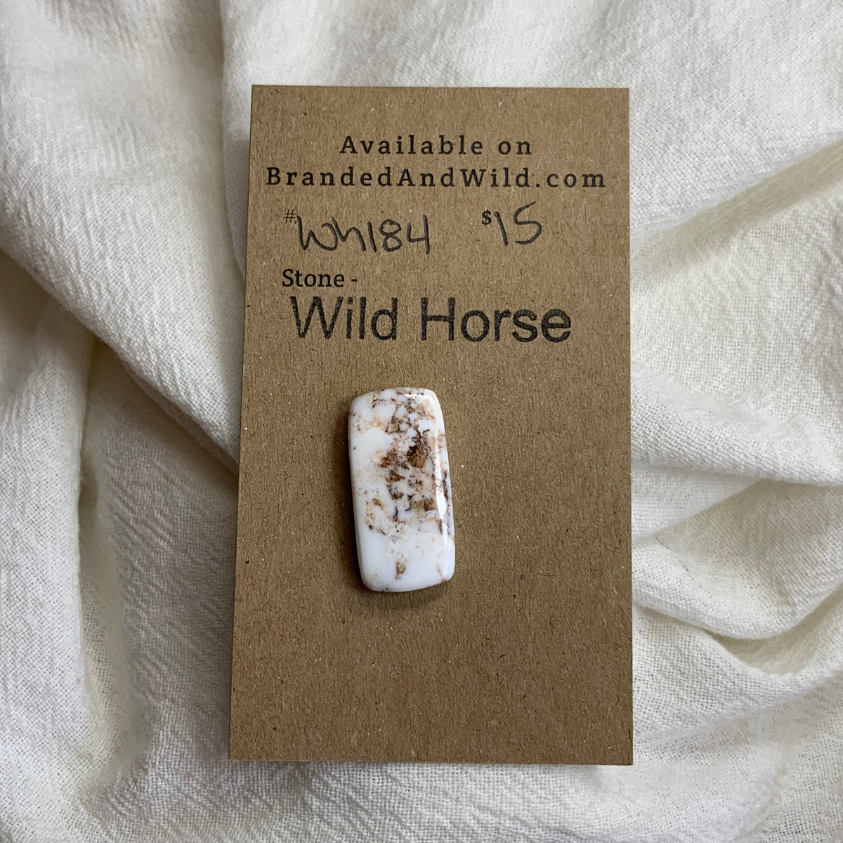 Wild Horse Cabochon - WH184 54896ACC-F0B6-40FA-A1F4-9B7DE9C1A0FF Brandedandwild.com