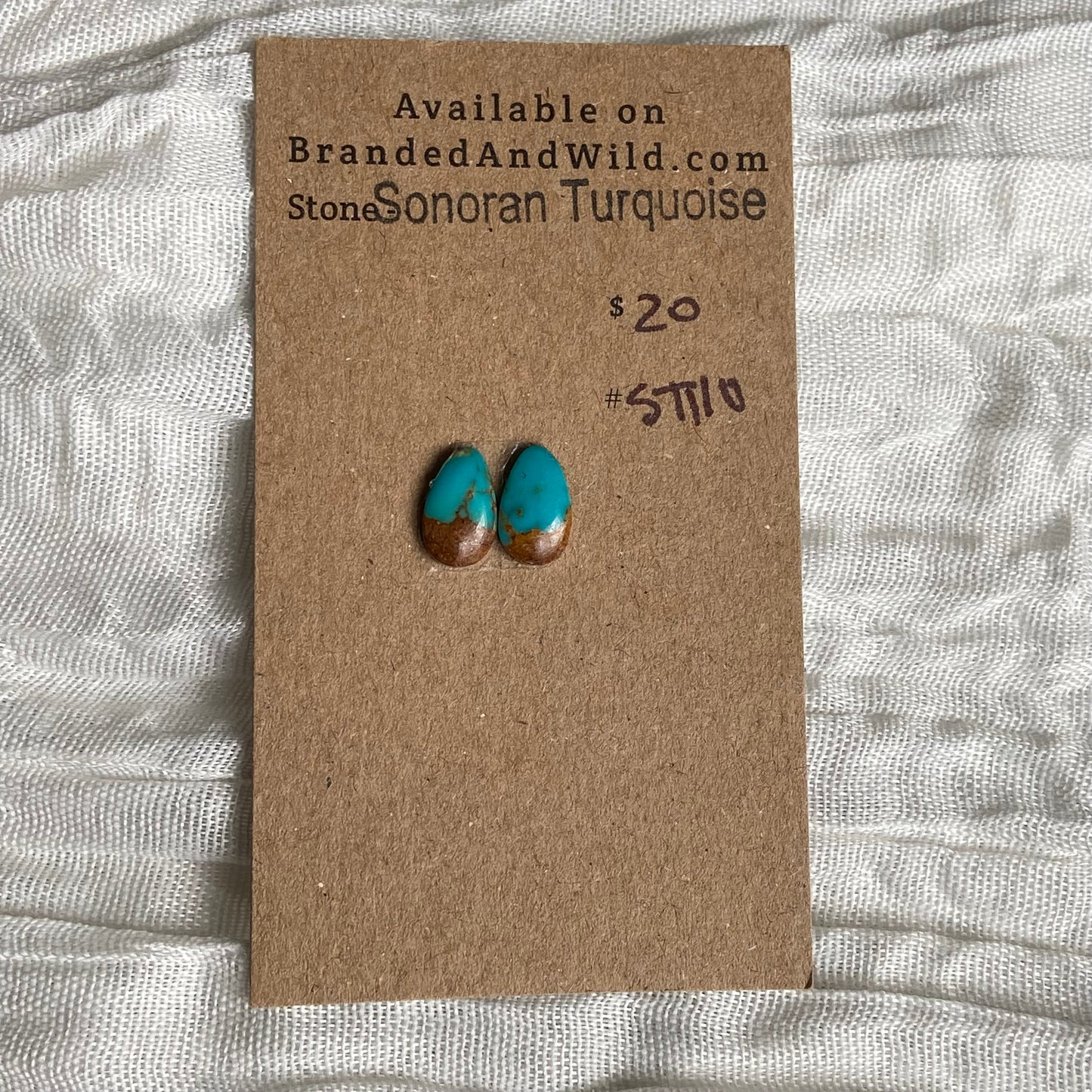 Sonoran Turquoise Cabochon - ST110 54941B02-BE2E-4F5B-90E4-0E6FAA3CA70E Brandedandwild.com