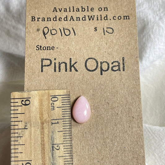 Pink Opal Cabochon - PO101 54956921-7E74-4247-8689-903764ACD1BD Brandedandwild.com