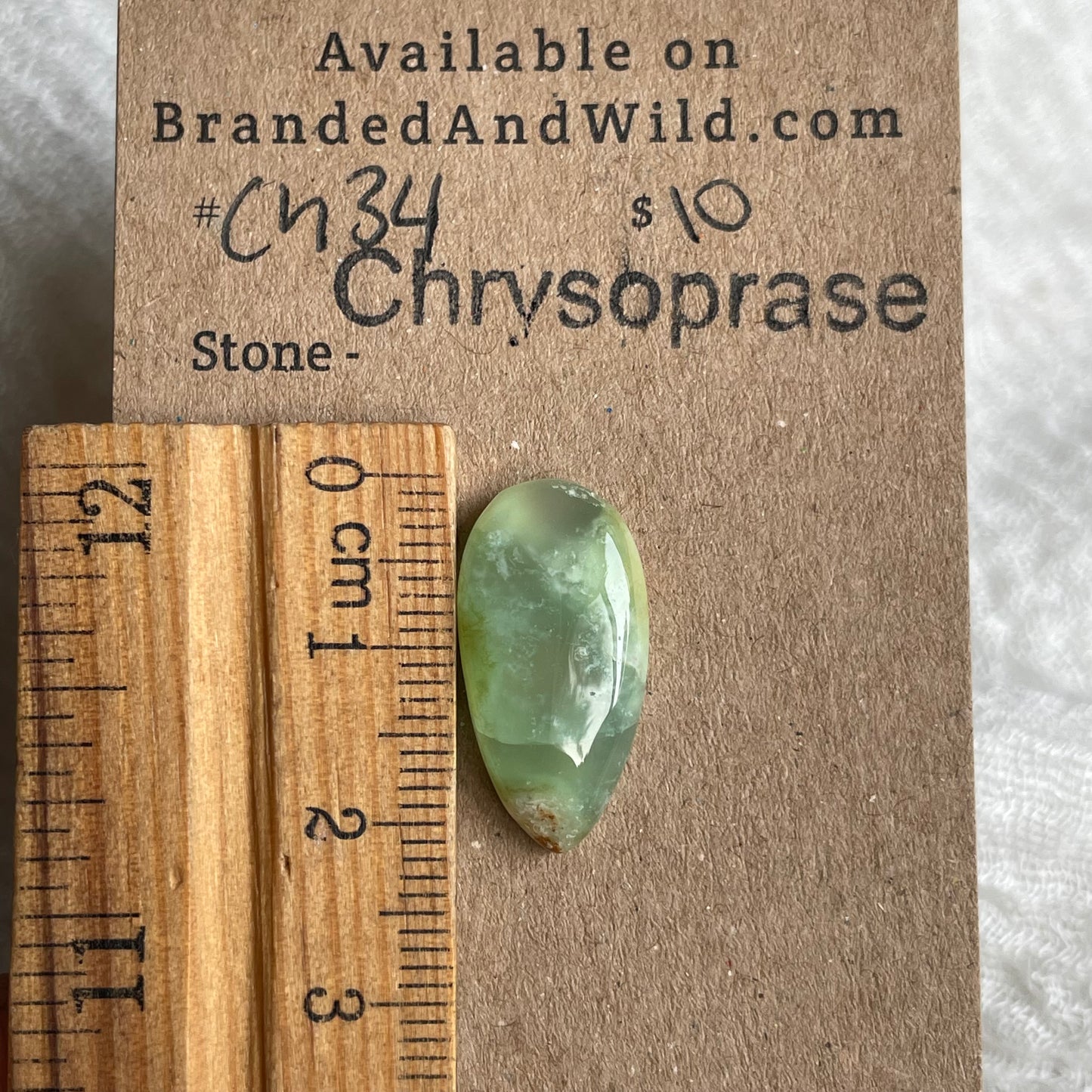 Chrysoprase Cabochon - Ch34
