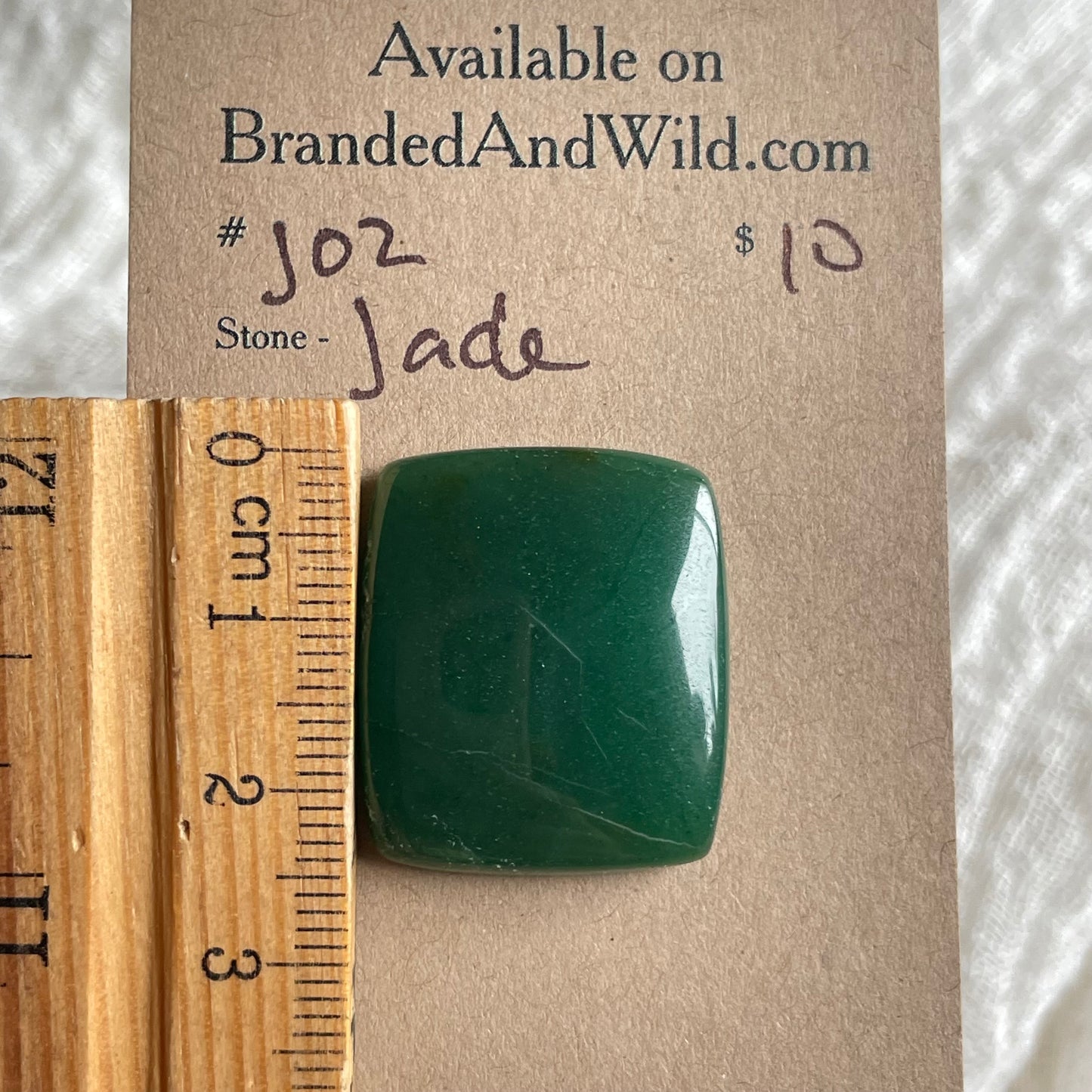 Jade Cabochon - J02 549E218F-3041-4570-9204-6B104CB459FD Brandedandwild.com