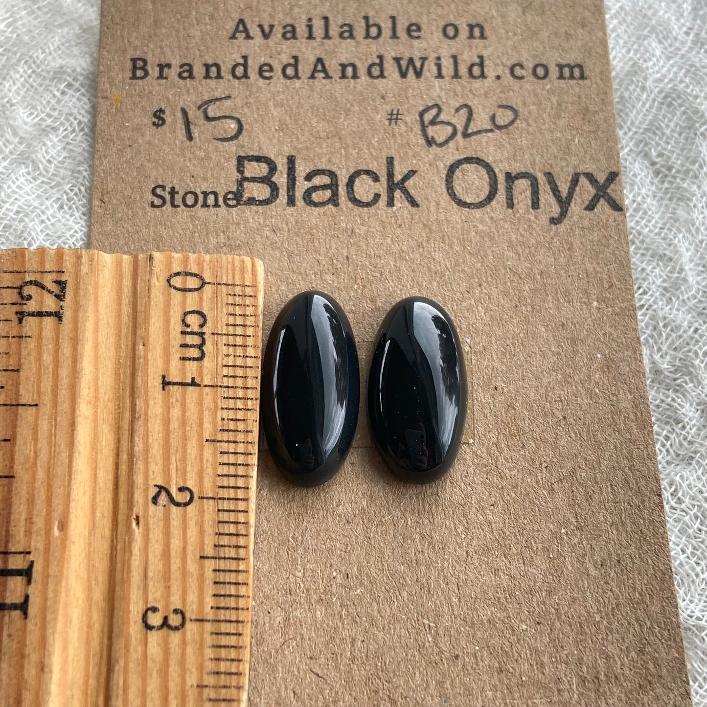 Black Onyx - Cabochon - B20