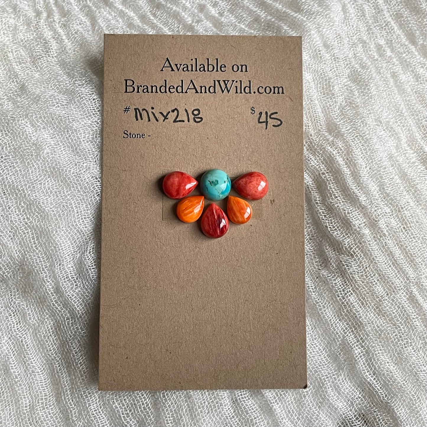 Kingman Mix Cabochon - MIX218 54B6DBC1-828B-4AD2-98BD-914F9FD9E571 Brandedandwild.com