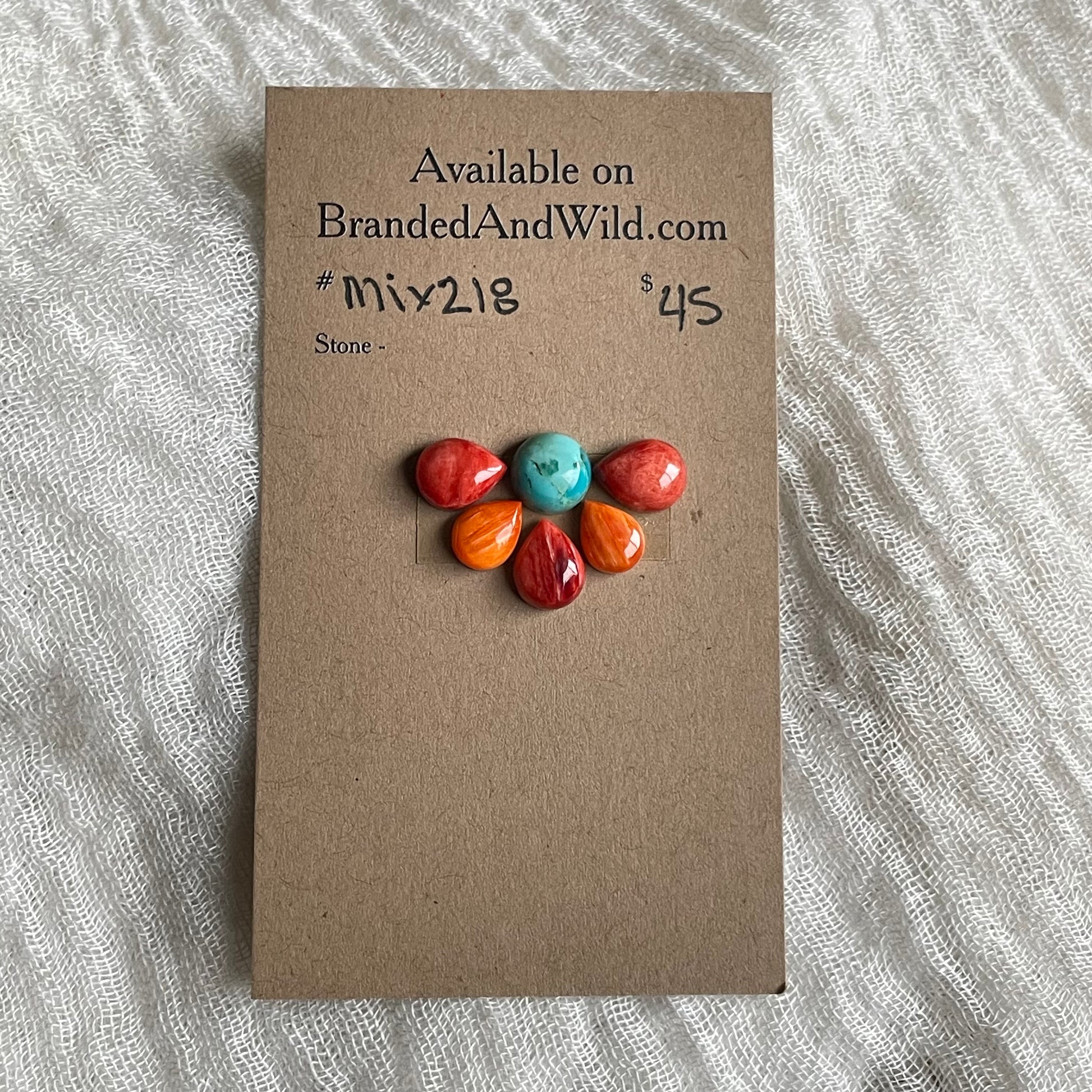 Kingman Mix Cabochon - MIX218 54B6DBC1-828B-4AD2-98BD-914F9FD9E571 Brandedandwild.com