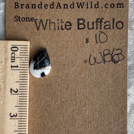 White Buffalo Cabochon - WB63