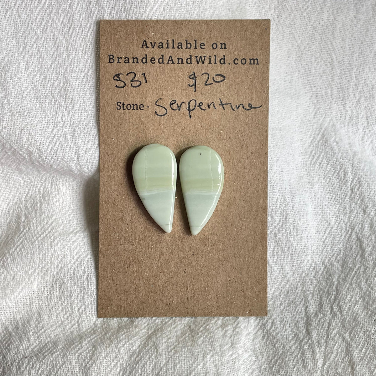 Serpentine - Cabochon - S31 54EFA591-E168-4745-A7F2-36B77F7C8FBA Brandedandwild.com