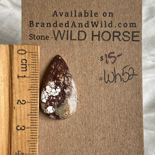 Wild Horse Cabochon - WH52 54FABC03-2B10-4BC1-8609-6B4FB3B5CCA3 Brandedandwild.com