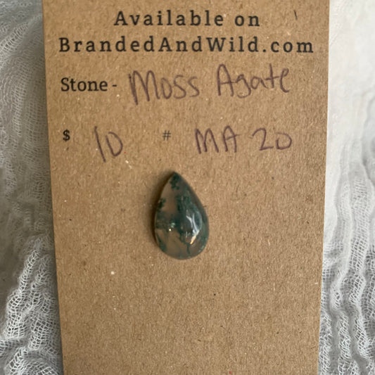 Moss Agate Cabochon- MA20