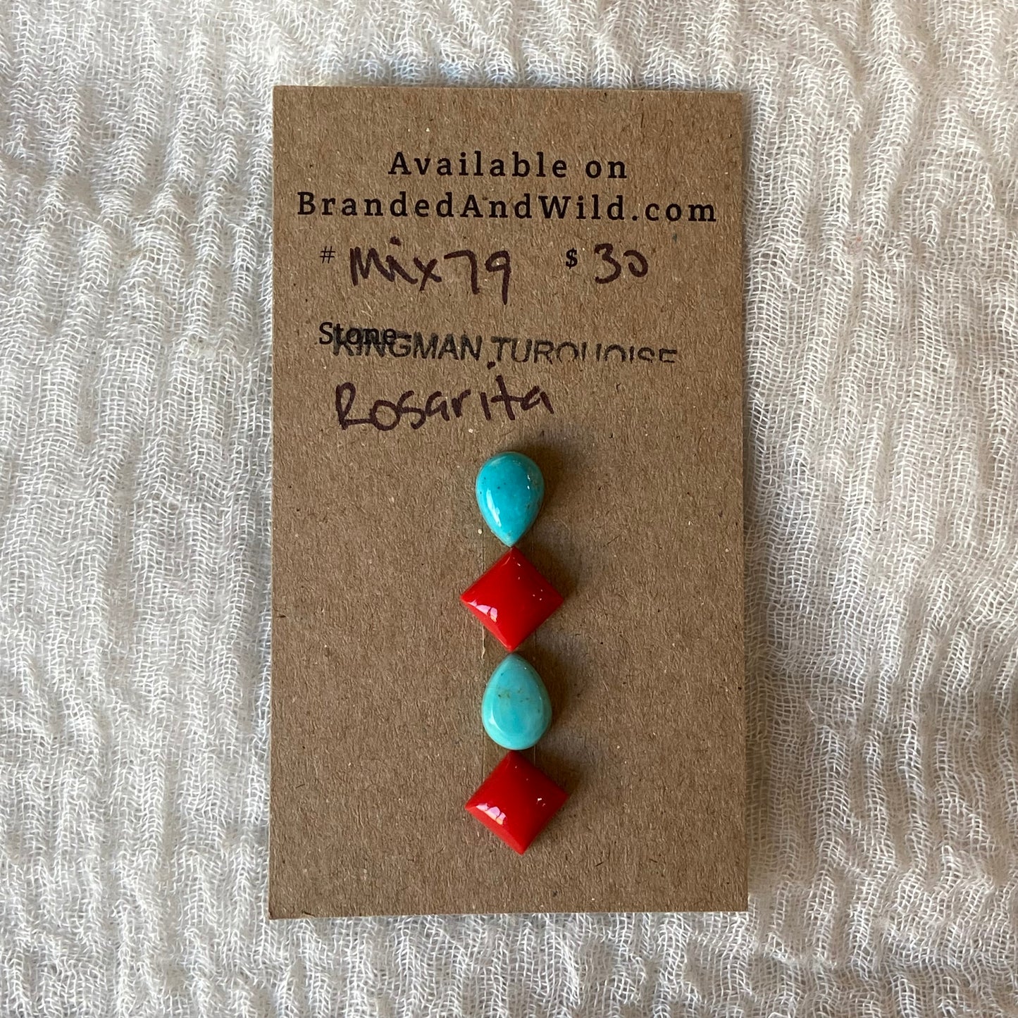Rosarita / Kingman Cabochon - MIX79