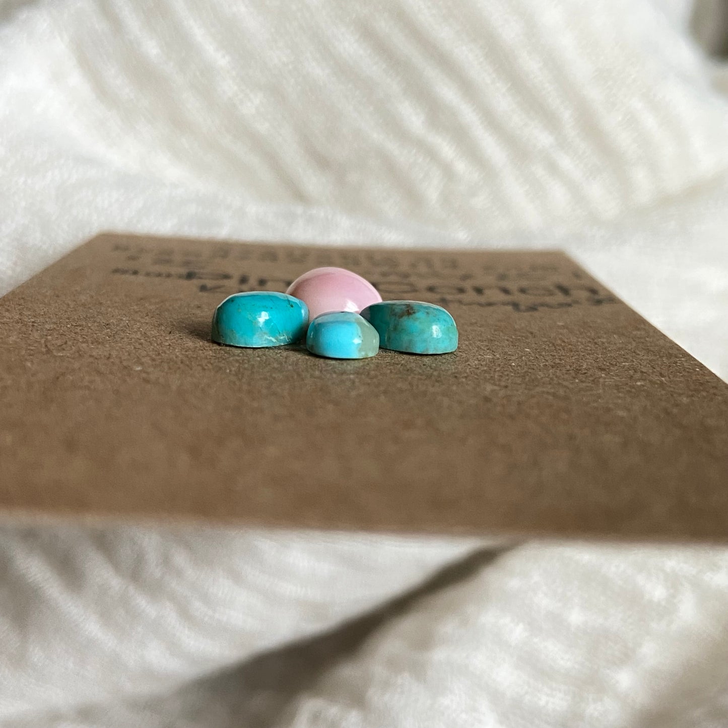 Kingman / Pink Conch Cabochon - Mix255 55322F5B-465A-4D28-ADBB-0EC77DBB5878 Brandedandwild.com