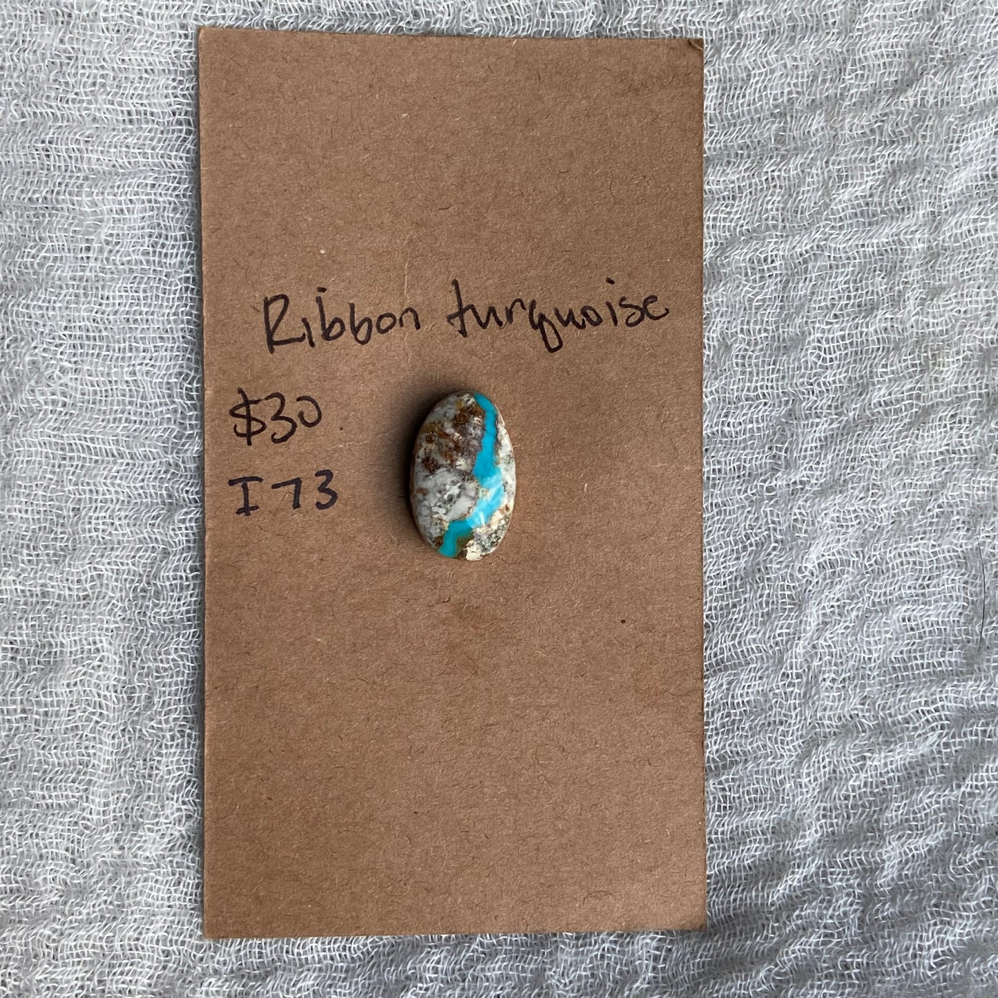 Ribbon Turquoise Cabochon - I73