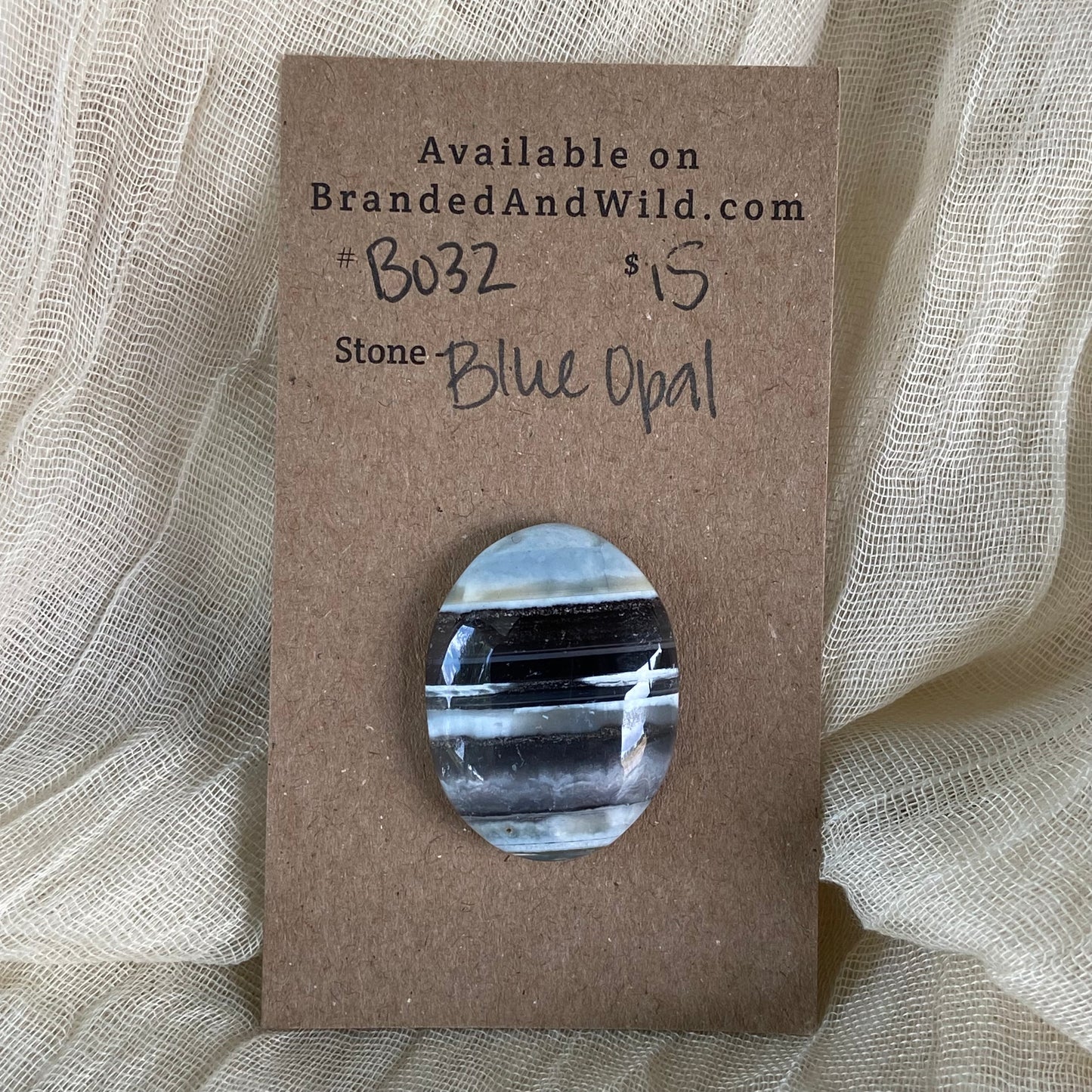 Blue Opal Cabochon - B032