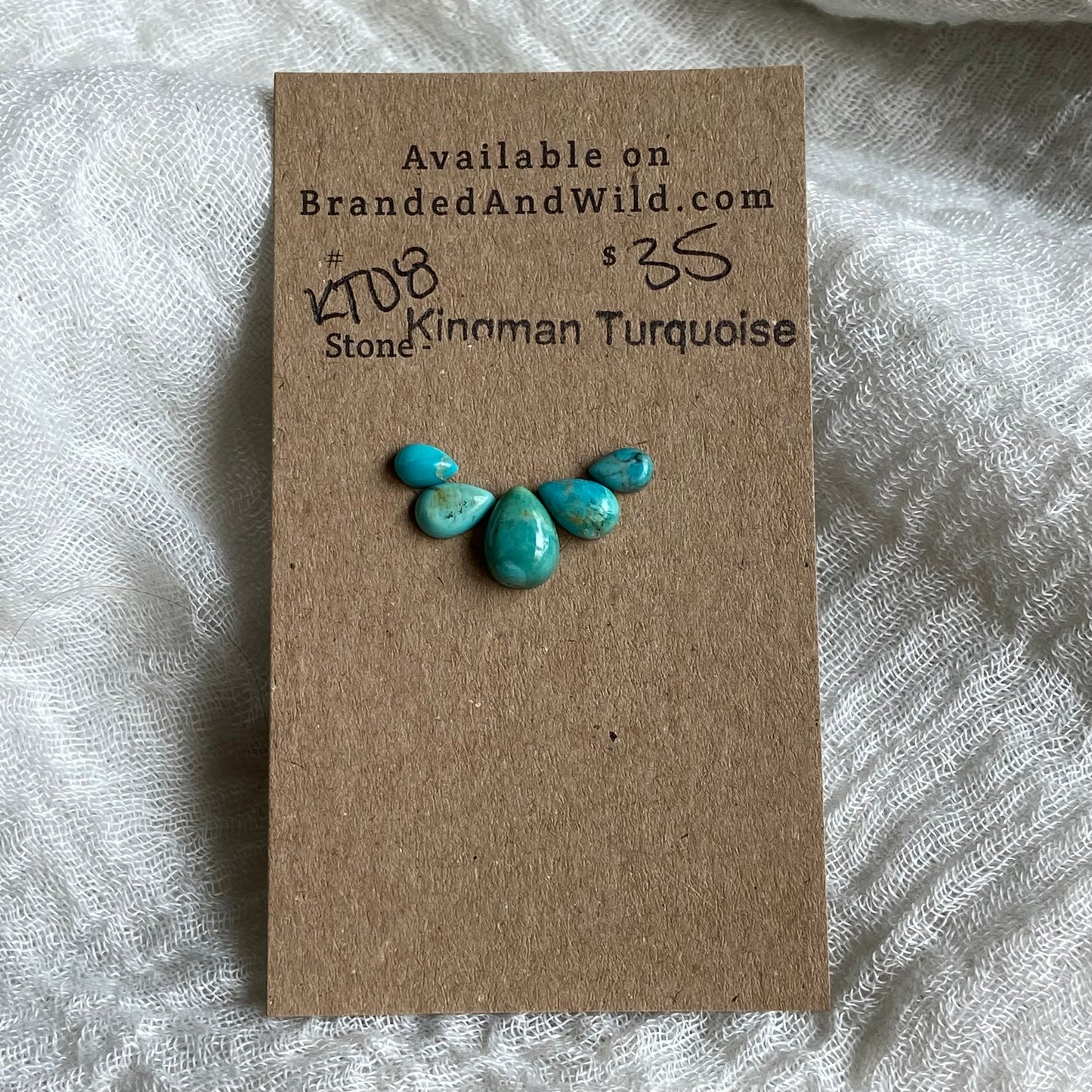 Kingman Turquoise Cabochon - KT08