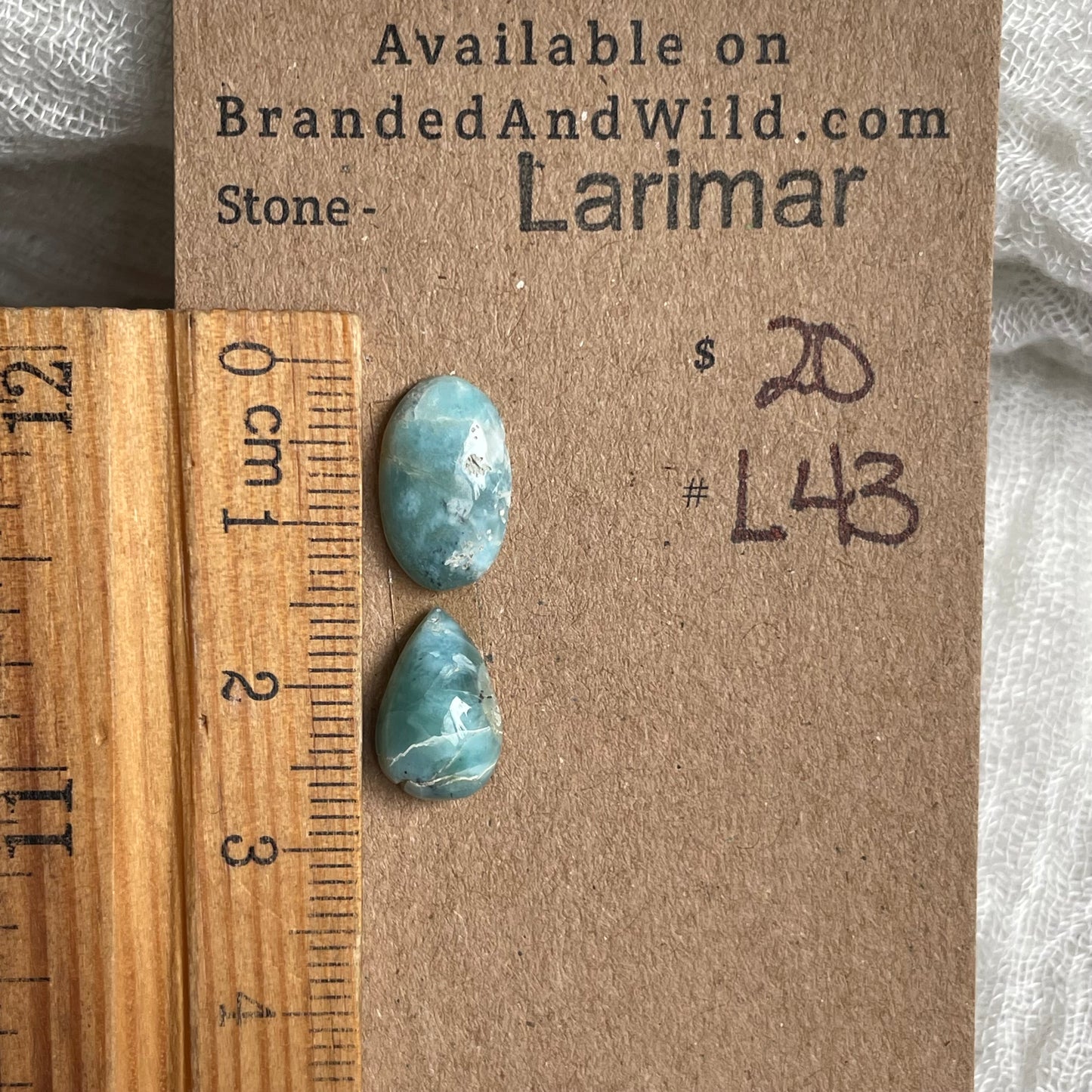 Larimar Cabochon - L43
