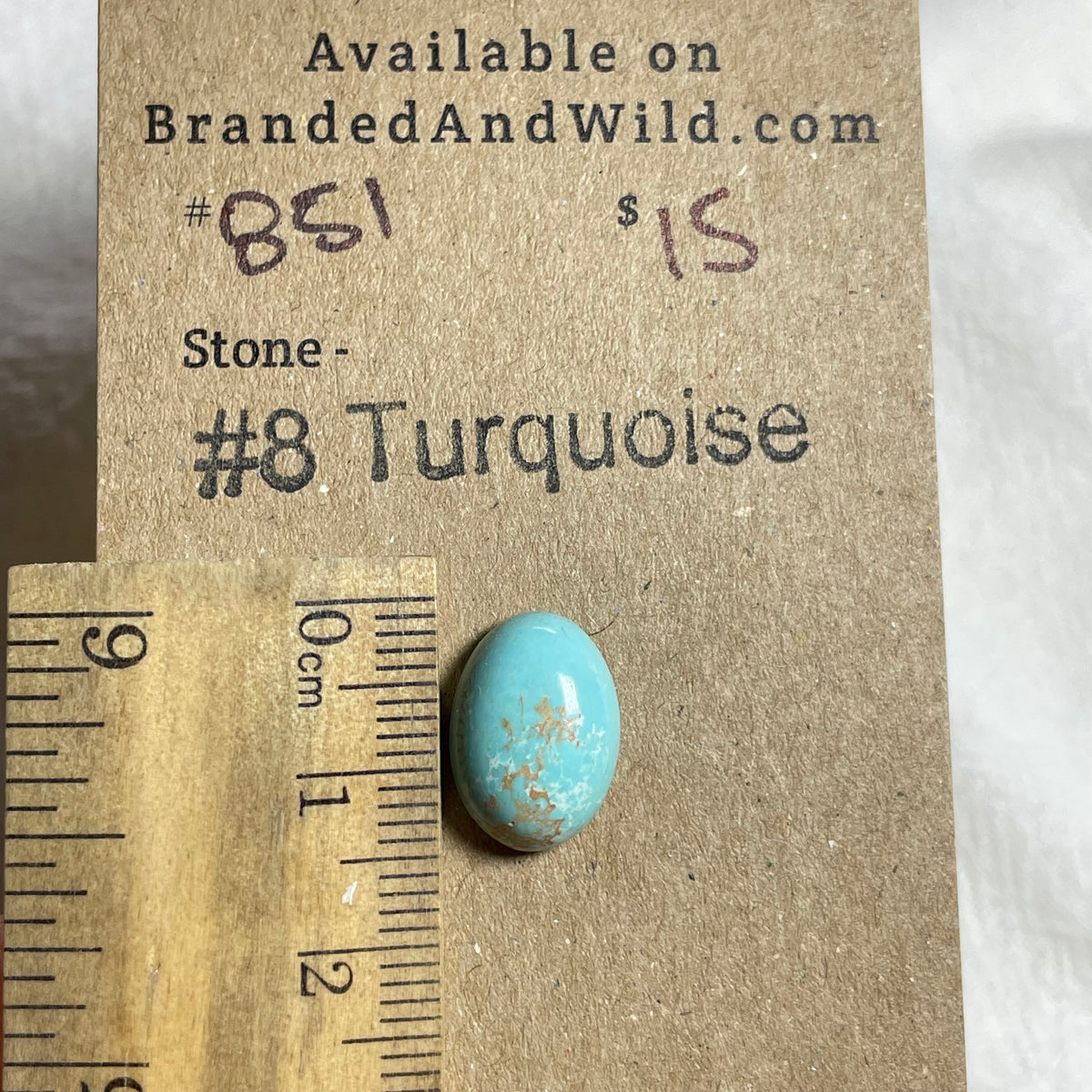#8 Turquoise Cabochon - #851