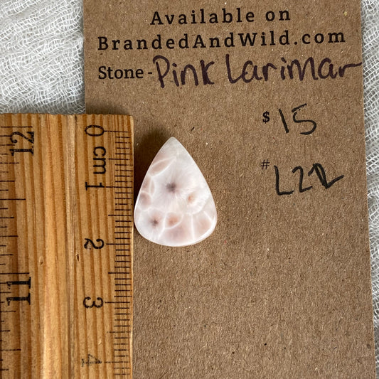 Pink Larimar Cabochon - PL22