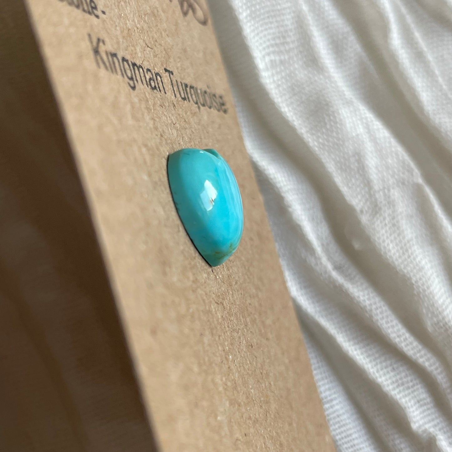 Kingman Turquoise Cabochon - KT125 55A8D612-4608-4745-B5D2-A4BC05C06A2B Brandedandwild.com