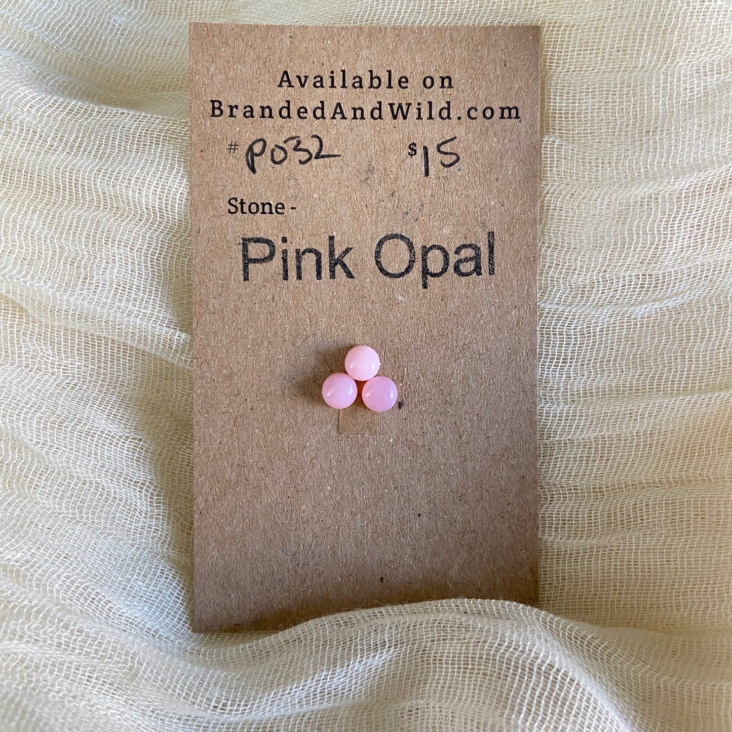 Pink Opal Cabochon - P032