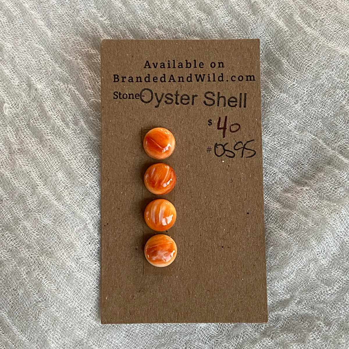 Oyster Shell Cabochon - OS95