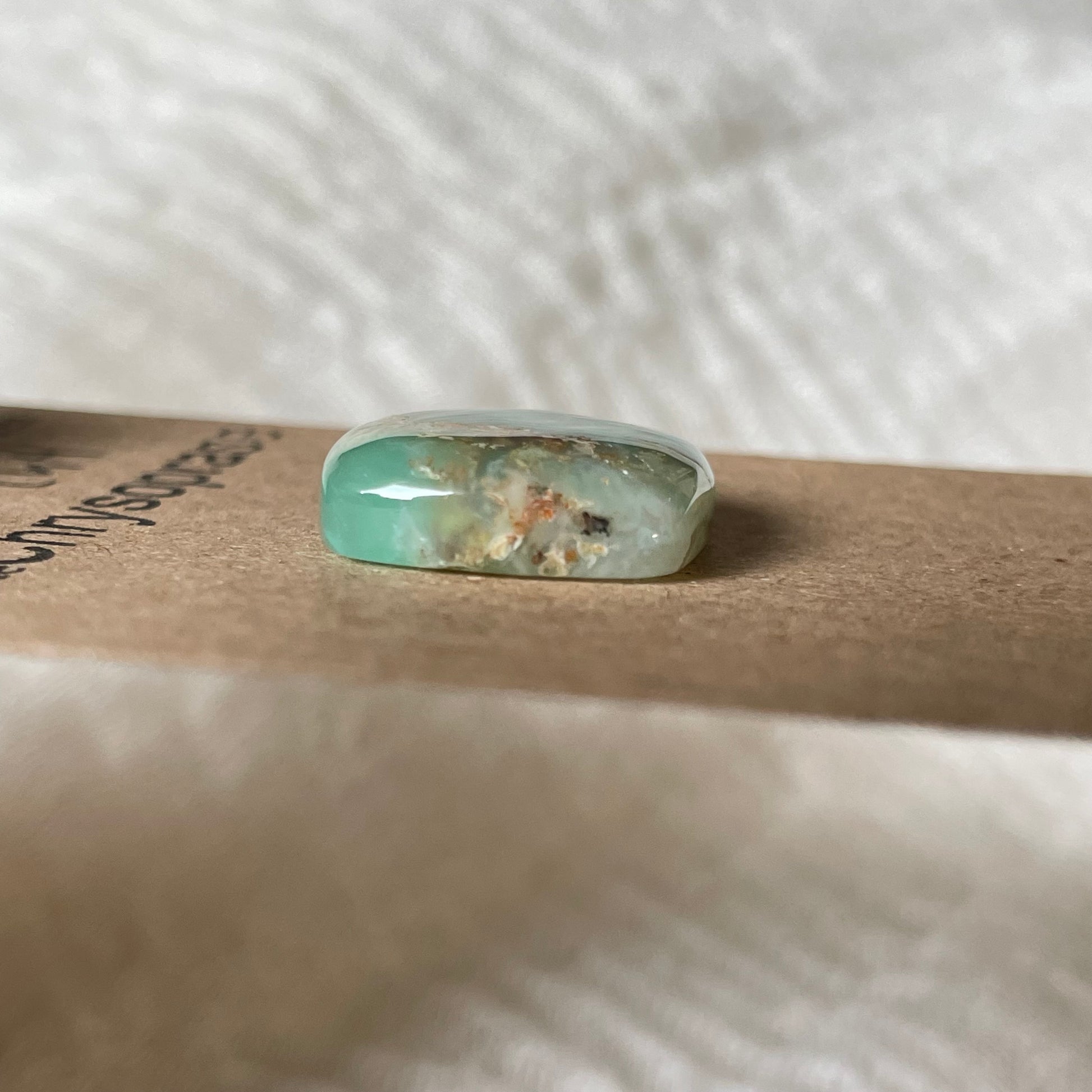 Chrysoprase Cabochon - Ch4 55F62107-A9A2-4315-8A9E-D117E051F0F0 Brandedandwild.com