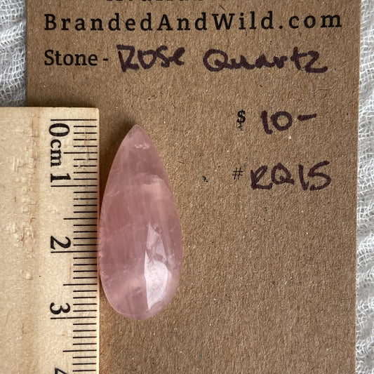 Rose Quartz Cabochon - RQ15