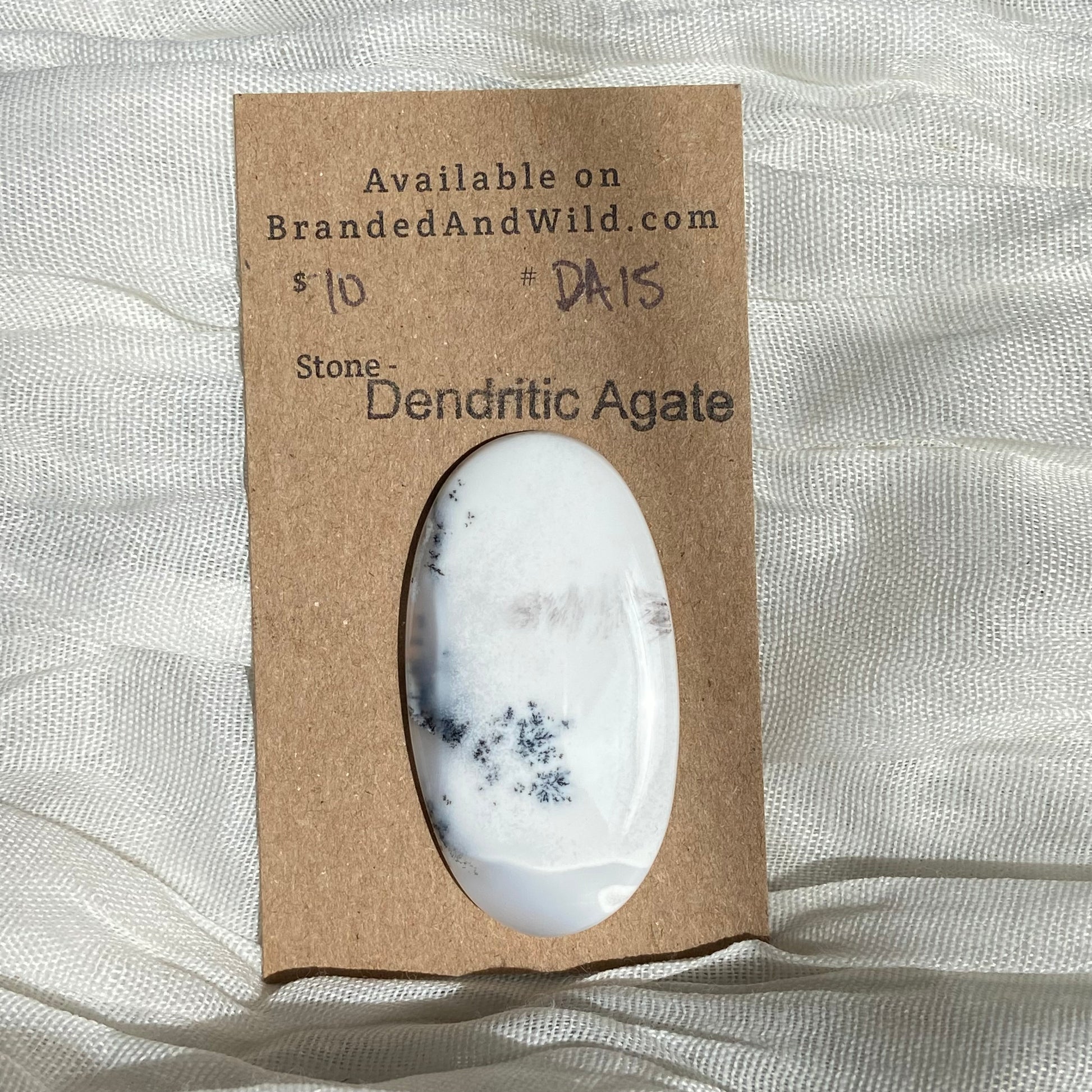 Dendritic Agate Cabochon - DA15 561A2005-5B46-4D86-AB26-FB1937876659 Brandedandwild.com