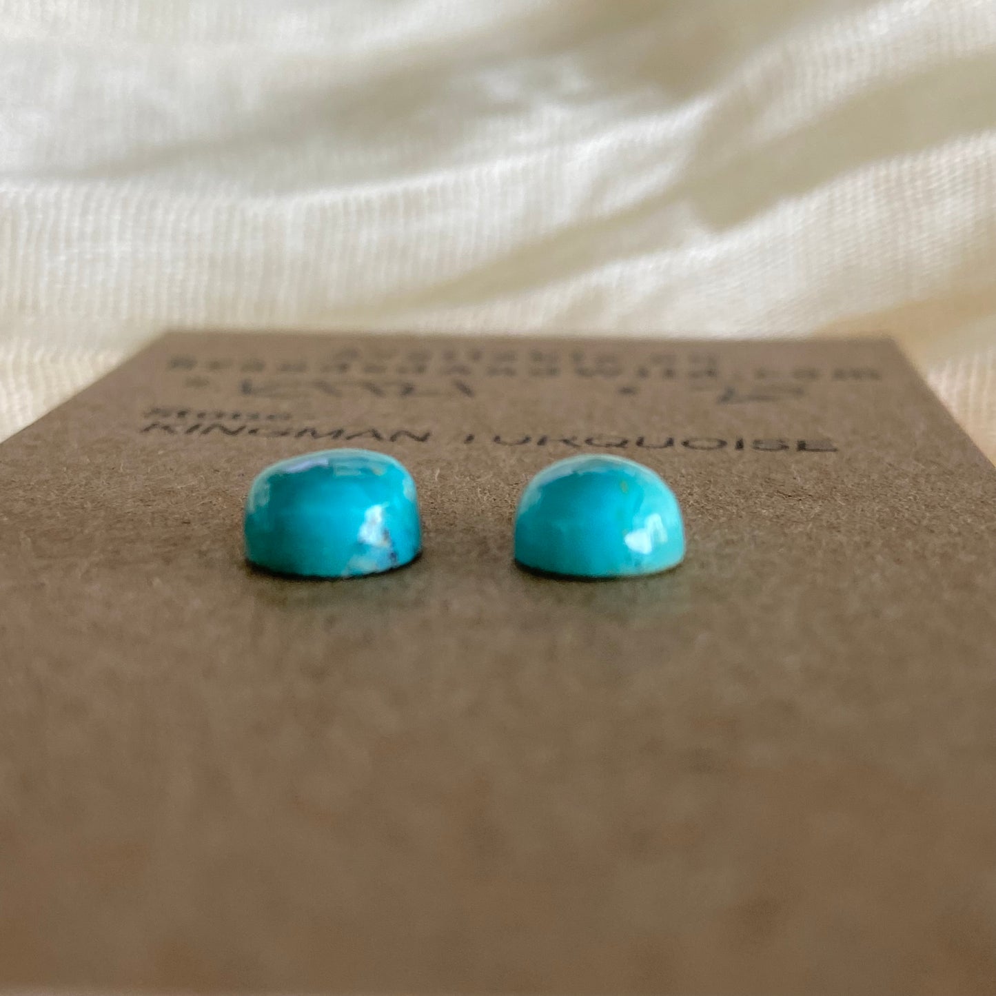 Kingman Turquoise Cabochon - KT121 561F914D-A585-4E2F-9C4B-9C6F3D649971 Brandedandwild.com