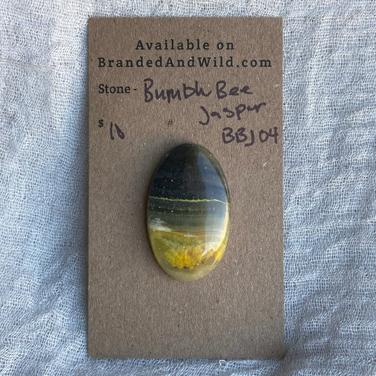 Bumblebee Jasper Cabochon - BBJ04