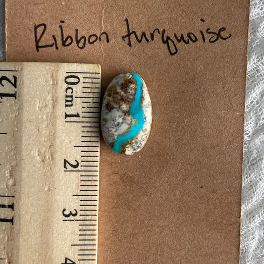 Ribbon Turquoise Cabochon - I73