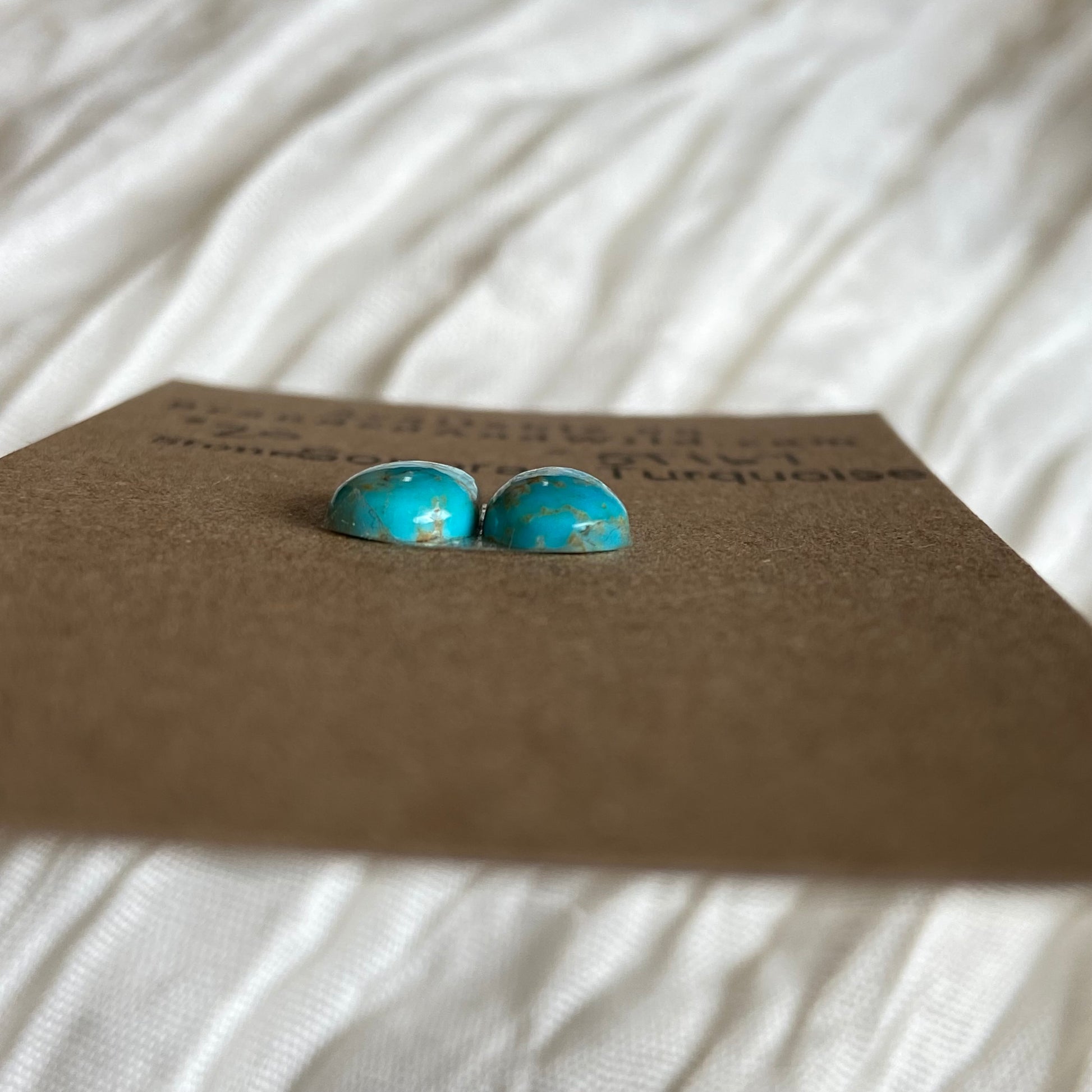 Sonoran Turquoise Cabochon - ST167 5637E0CB-2E78-4FE6-B44A-299853D19040 Brandedandwild.com