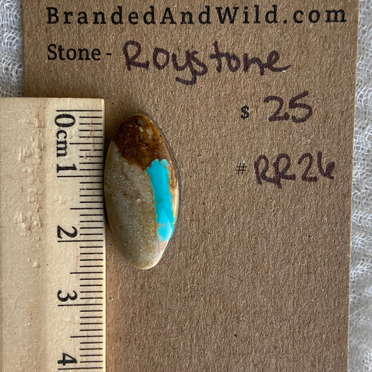 Royston Ribbon Turquoise Cabochon RR26