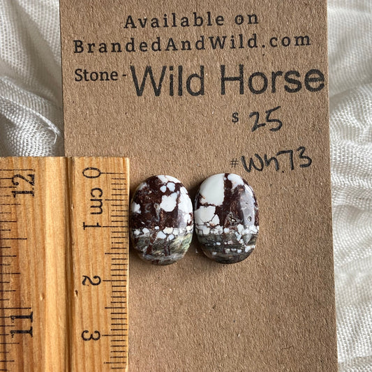 Wild Horse Cabochon - WH73 567B5CBD-AB98-4599-91E9-83875C1D29E4 Brandedandwild.com