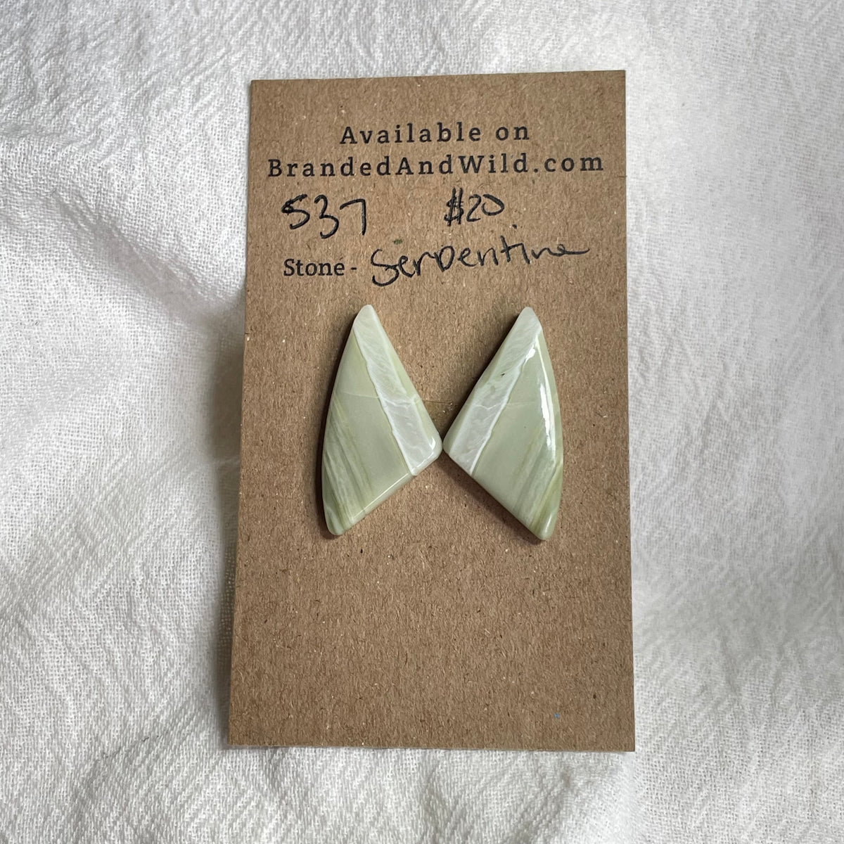 Serpentine - Cabochon - S37 5699A1BD-1C78-4519-8084-FB7E36D5B5C4 Brandedandwild.com