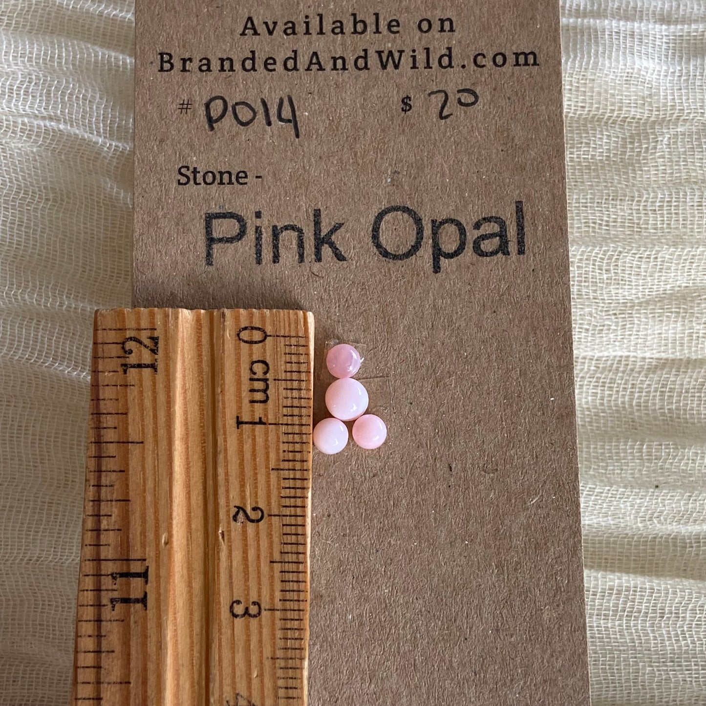 Pink Opal Cabochon - P014