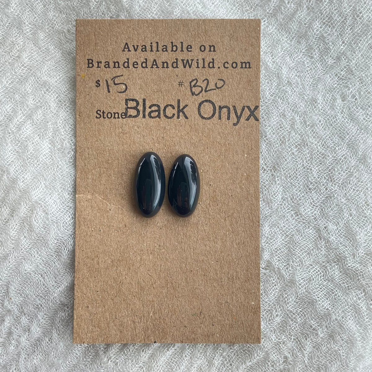 Black Onyx - Cabochon - B20