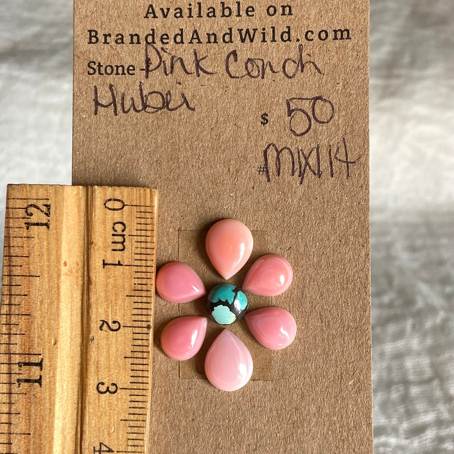 Pink Conch / Hubei Cabochon - MIX114
