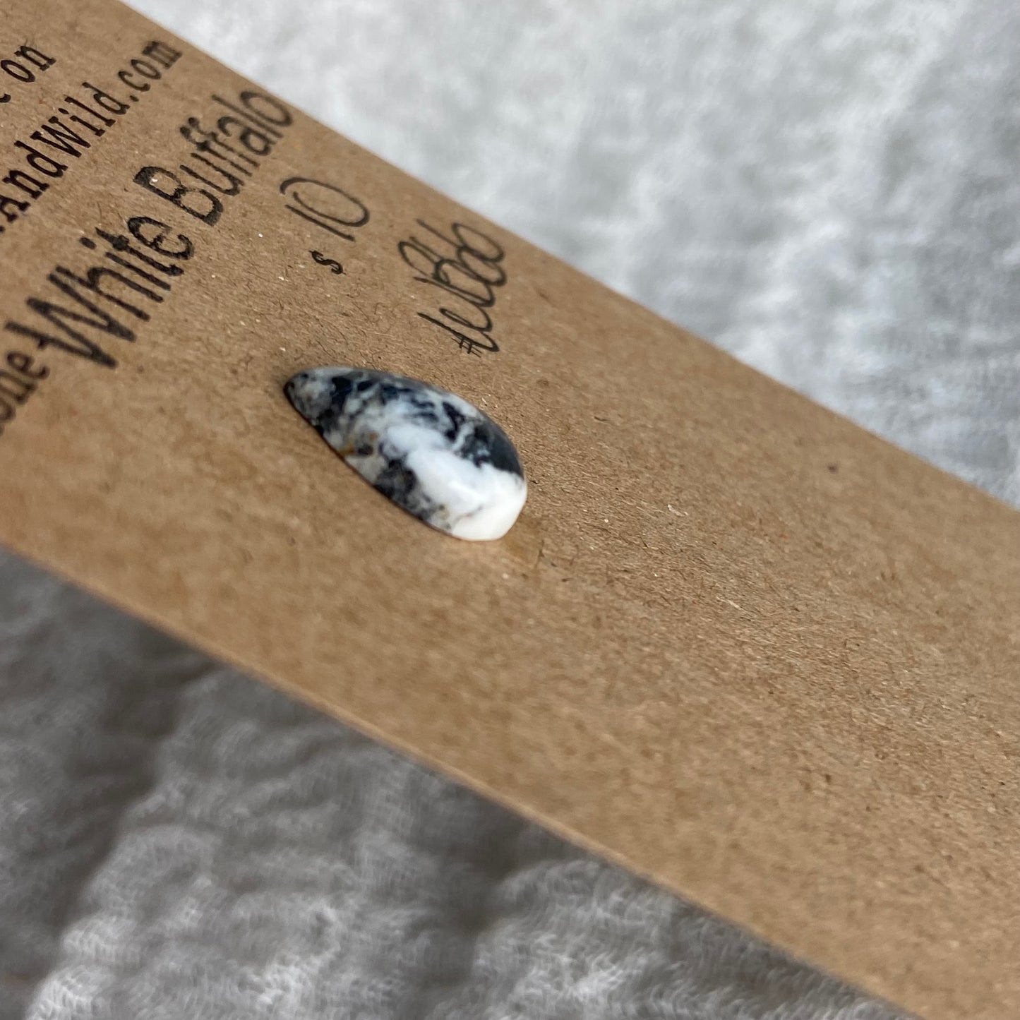 White Buffalo Cabochon - WB66