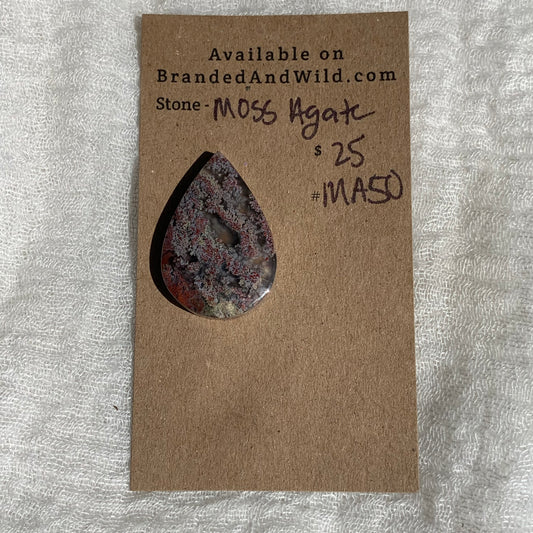 Moss Agate Cabochon- MA50