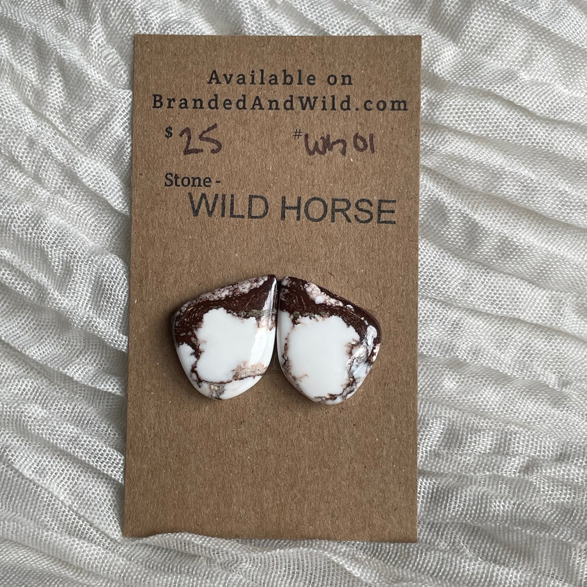 Wild Horse Cabochon - WH01 56D8DCFD-CD9C-4438-93D6-C5C6D9DA31C4 Brandedandwild.com