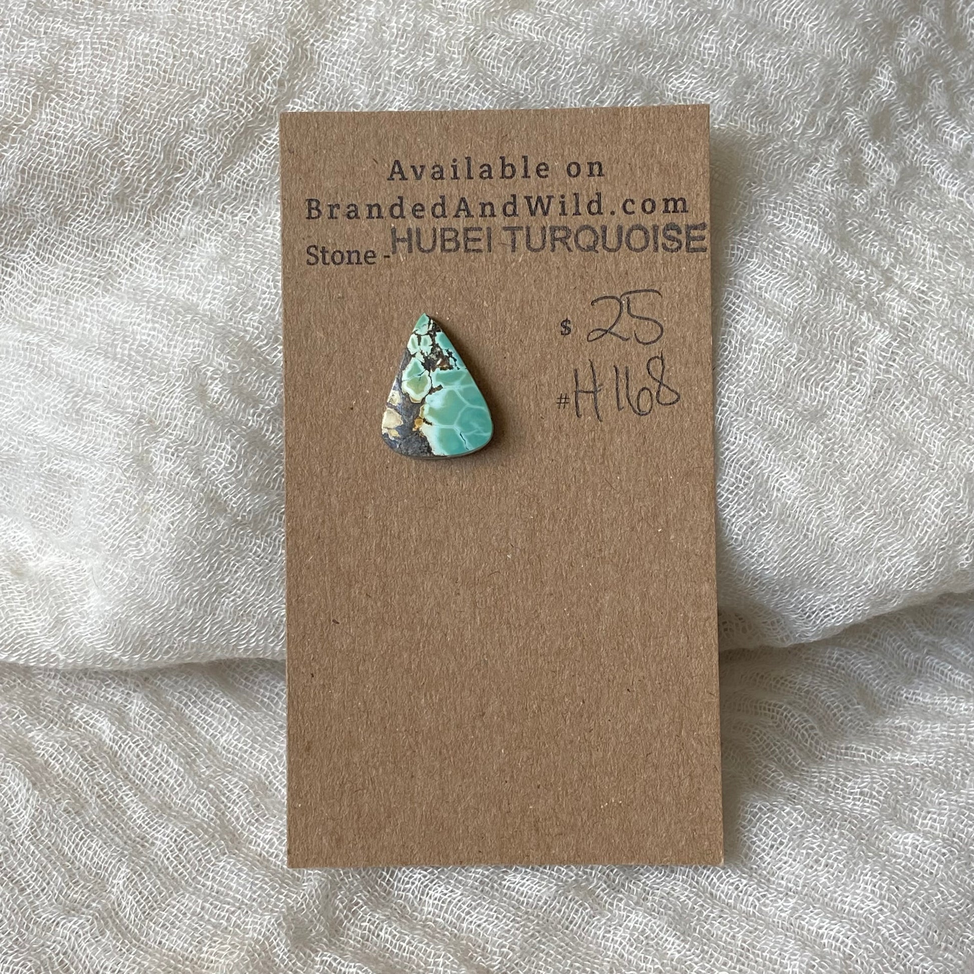 Hubei Turquoise Cabochon - H168 56E030E3-18B9-40F8-B3CB-F6A60A0BF49A Brandedandwild.com