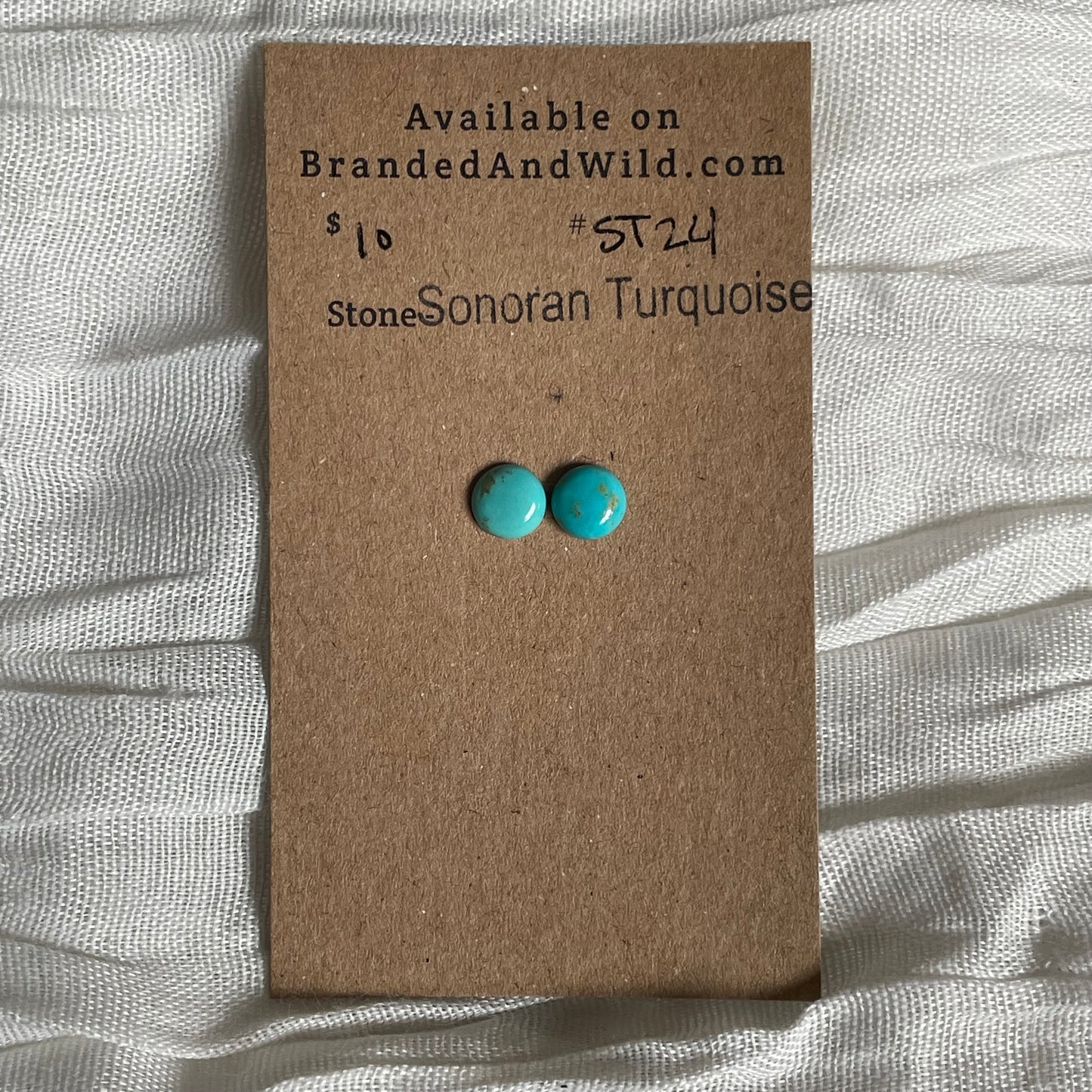 Sonoran Turquoise Cabochon - ST24 56E0D55C-7B50-460F-A165-F760D1B80936 Brandedandwild.com