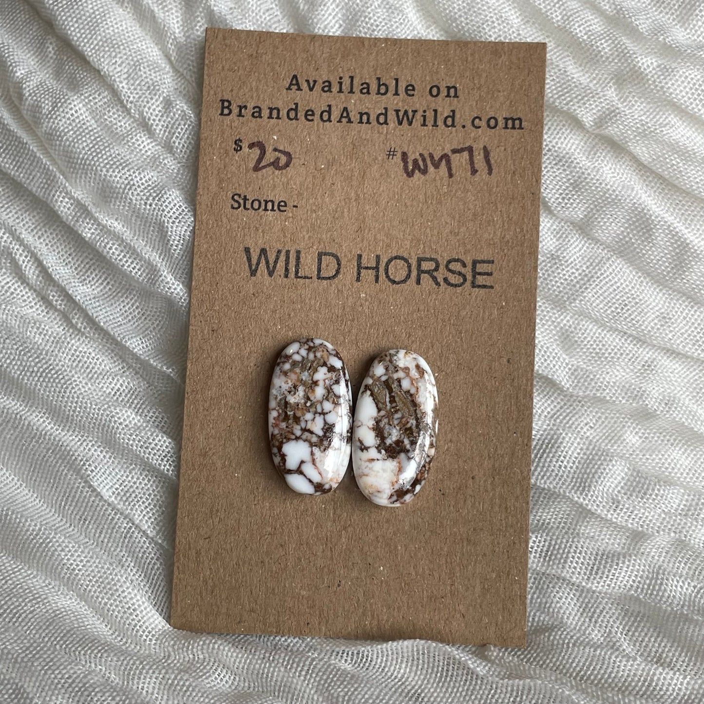 Wild Horse Cabochon - WH71 571D27BF-5BAE-4E1A-8349-65B2064663D7 Brandedandwild.com