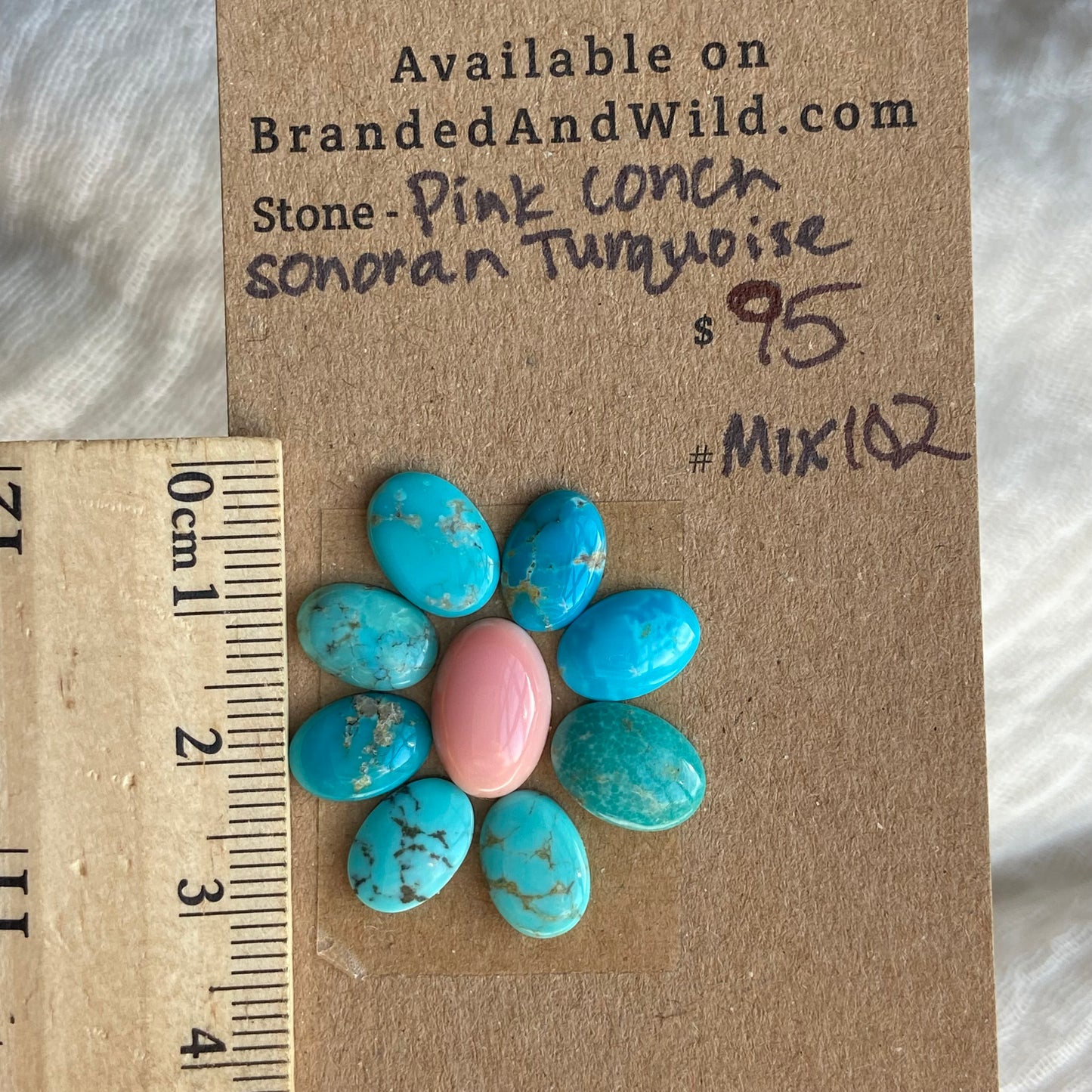 Sonoran / Pink Conch Cabochon - MIX102