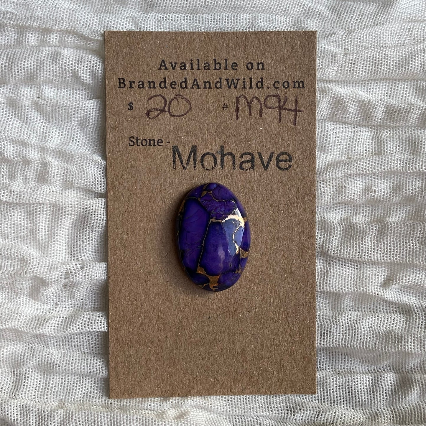 Mohave Cabochon - M94 Cabochon 5735328A-F912-4337-89FB-5459EC9C49A2 Brandedandwild.com