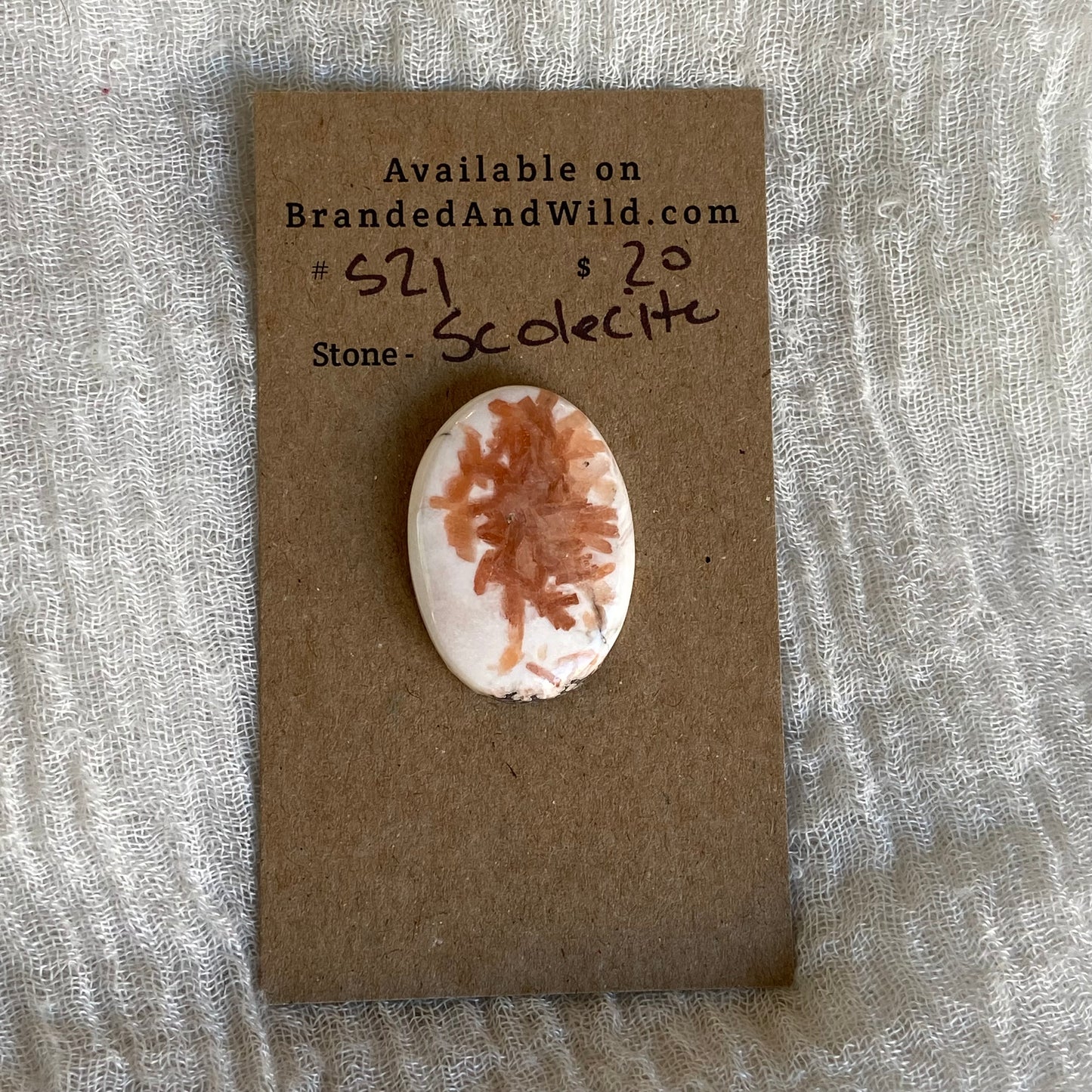Scolecite Cabochon - S21