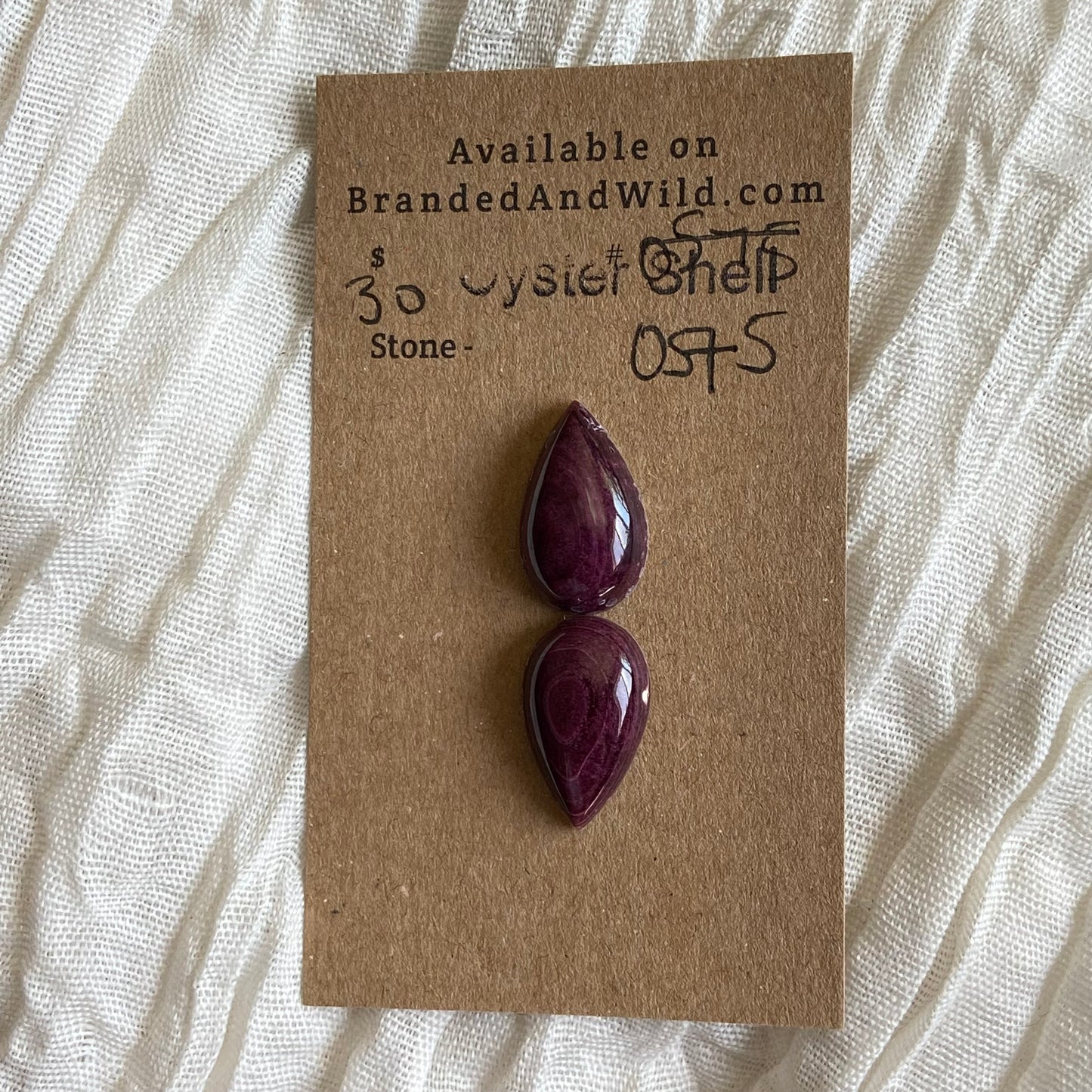 Oyster Shell Cabochon - OS75